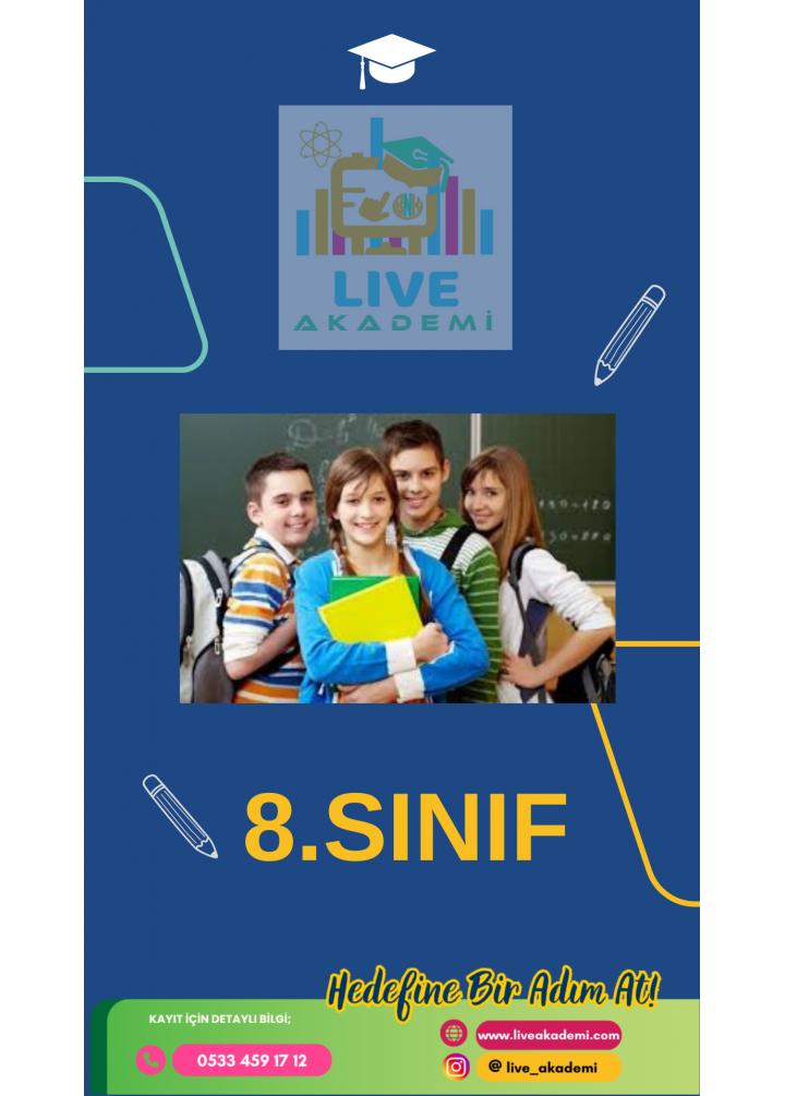 8. Sınıf LGS Eğitim (3 Kişilik Grup)